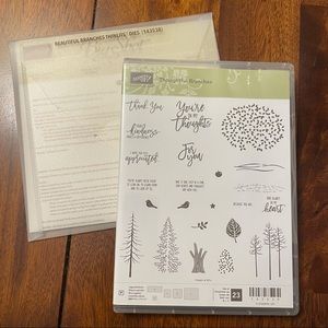 Stampin Up! Thoughtful Branches Stamp and Die Set